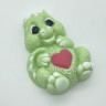 Дракон с пузиком-сердечком пластиковая форма для мыла