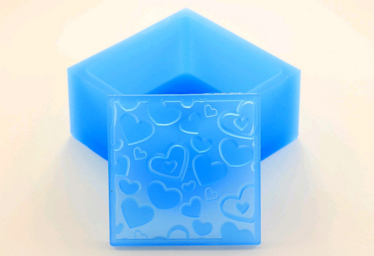 Силиконовый текстурный вкладыш Квадрат 04