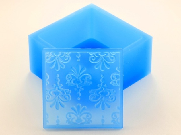 Силиконовый текстурный вкладыш Квадрат 11