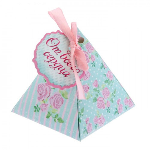 Коробка пирамидка Свежесть весны