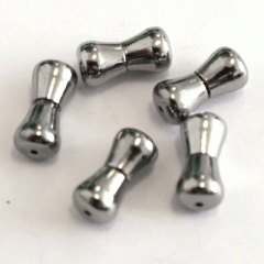 Замок №9 для бус с винтом 6*10 "Гантелька"