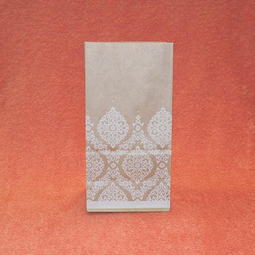 Крафт пакет Кружево