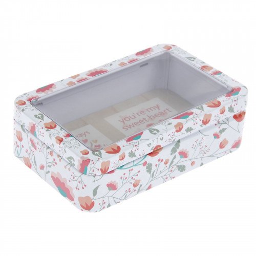 Шкатулка с окном из металла