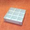 Коробка белая для конфет с ячейками 120x120x30 мм