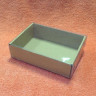 Коробка коричневая 155x110x45 мм с прозрачной крышкой