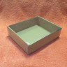 Коробка коричневая 180x150x50 мм с прозрачной крышкой