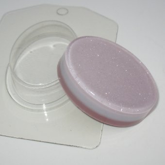 Мини Овал пластиковая форма для мыла