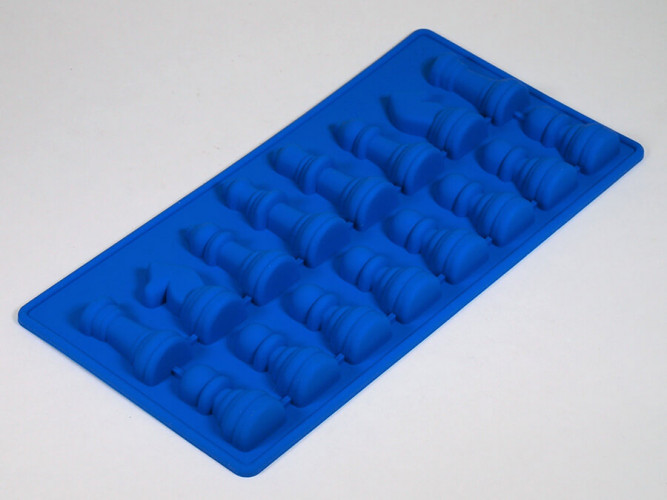 Силиконовая форма «Шахматы» для мыла, шоколада, льда, выпечки.