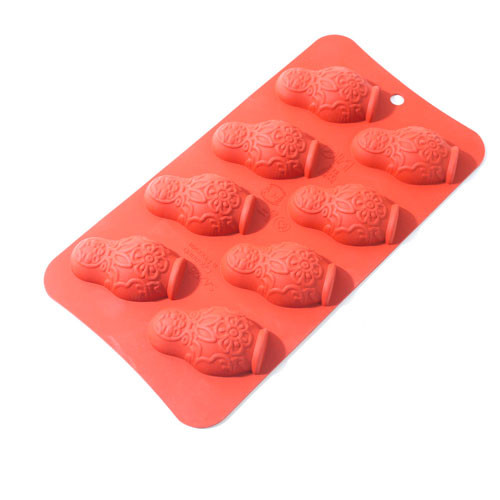 Шоколадные матрешки силиконовая форма (8 шт маленькие на листе)