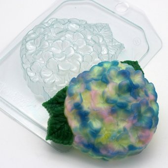 Гортензия пластиковая форма для мыла