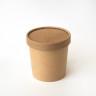 Стаканчик Крафт 70*85 мм с крышкой