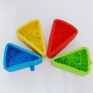 Кусок торта ананас силиконовая форма