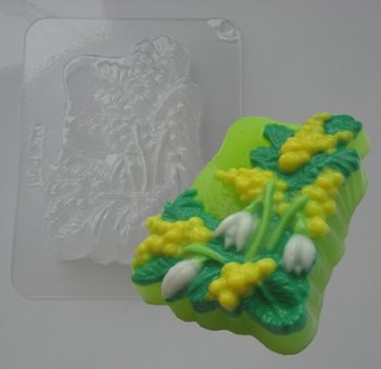 Мимоза пластиковая форма для мыла