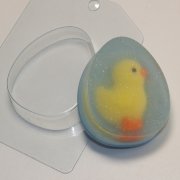 Яйцо плоское пластиковая форма для мыла
