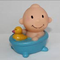 Малыш в ванной 3D силиконовая форма для мыла