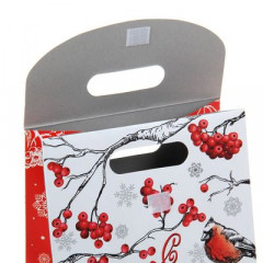 Пакет Снегири с клапаном