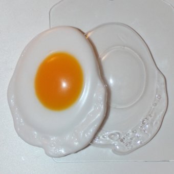 Яичница пластиковая форма для мыла