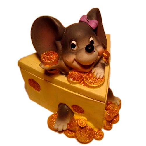 ДЕНЕЖНАЯ МЫШКА ШКАТУЛКА силиконовая форма