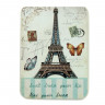 Шкатулка металл. Парижская башня, прямоугольная