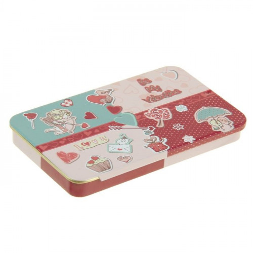 Шкатулка металл. Купидоны