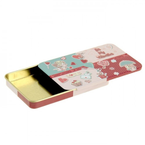 Шкатулка металл. Купидоны