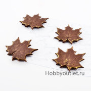 Кленовые листья  пластиковая форма для шоколада и мыла