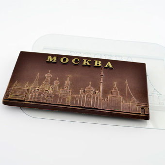 Москва 2 пластиковая форма для шоколада и мыла