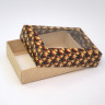 Коробка крышка-дно 140x100x40 с прозрачным пластиковым окном 891287