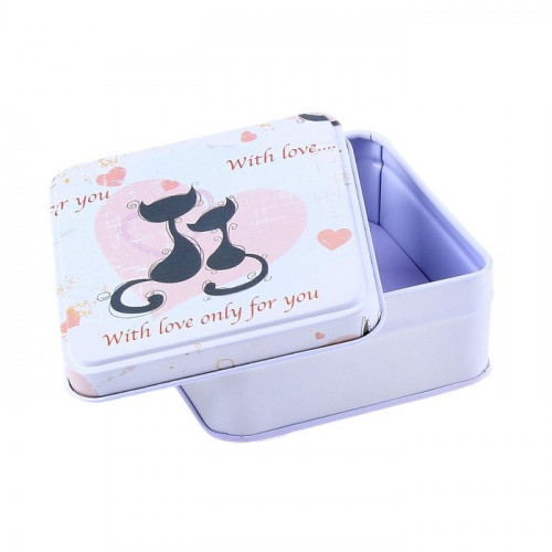 Шкатулка Котятки на крыше