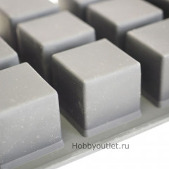 Квадраты 4*4 силиконовая форма (15 ячеек)