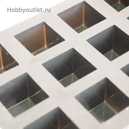 Квадраты 4*4 силиконовая форма (15 ячеек)