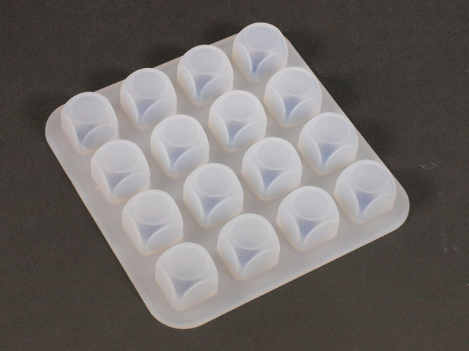 Игральные кости силиконовая форма